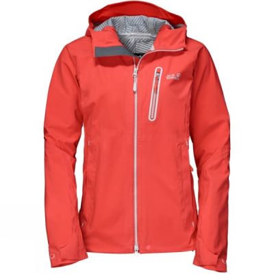 Chaquetas Jack Wolfskin Ticume Mujer Coral - Chile TCN065812